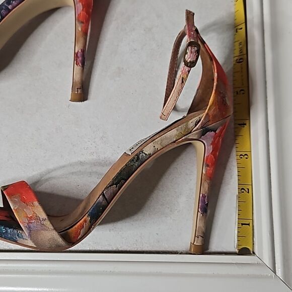 Steve Madden Stecy Coral floral heels size 5.5 - Picture 8 of 11